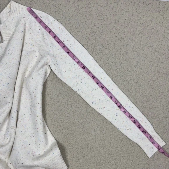 LOFT Confetti Knit Mock Neck Stretch Sweater - Picture 6 of 8